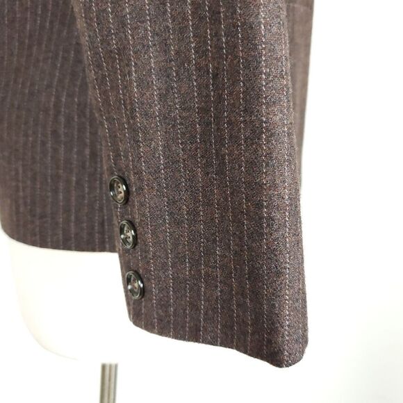 Vintage Daniel for Spellbound Pinstripe Wool Blazer Jacket Size 8 - Picture 8 of 10